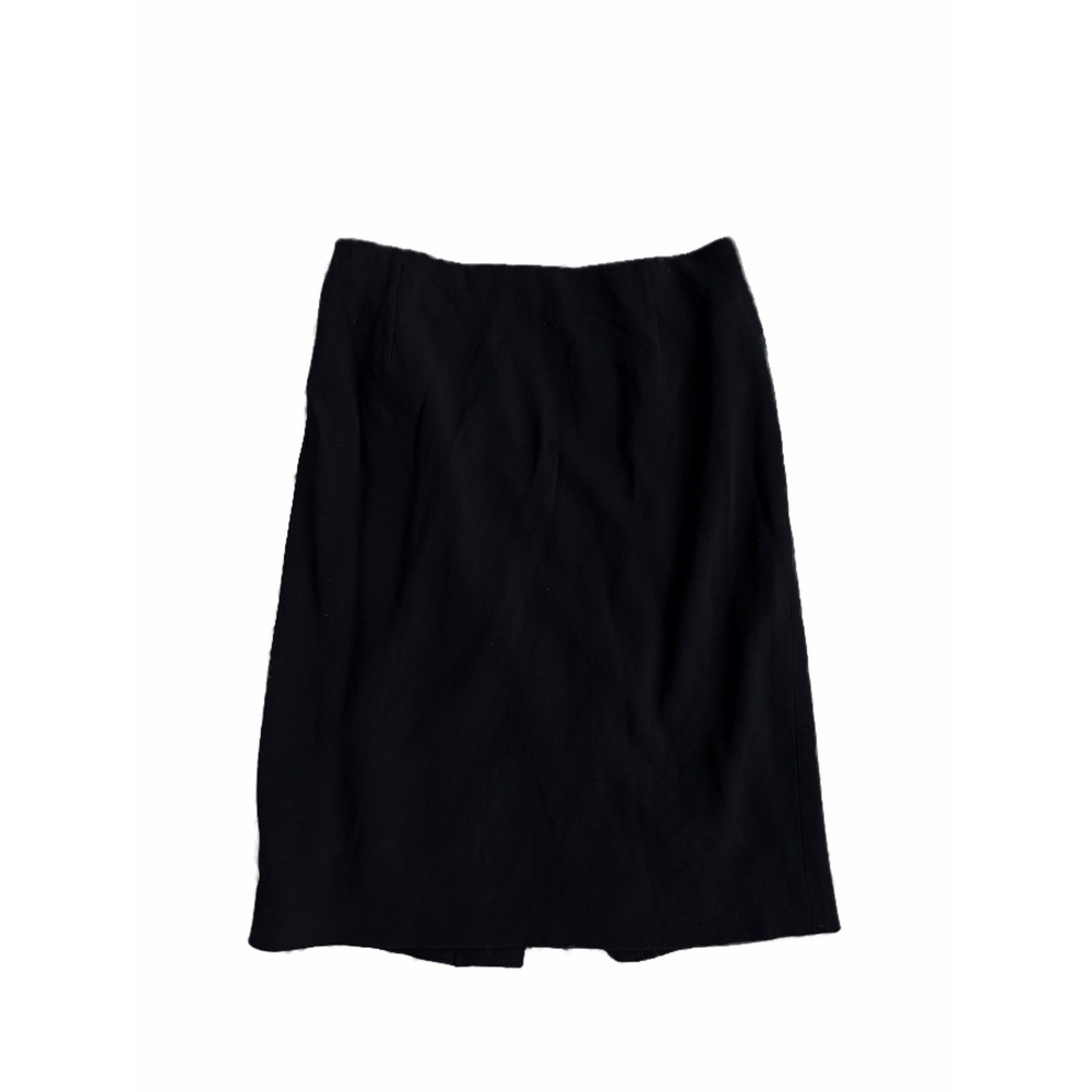 Donna Karan Signature Black Pencil Skirt Made in Italy Size US 2